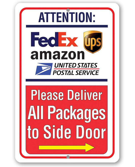 Postal Sign - Metal Sign | Lone Star Art.