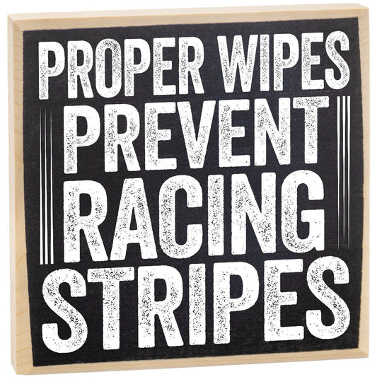 Proper Wipes - Rustic Wooden Sign - Makes Funny Bathroom Home Décor and a Housewarming Gift Under 15 Dollars Lone Star Art