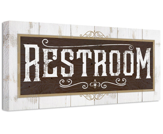 Restroom - Canvas | Lone Star Art.