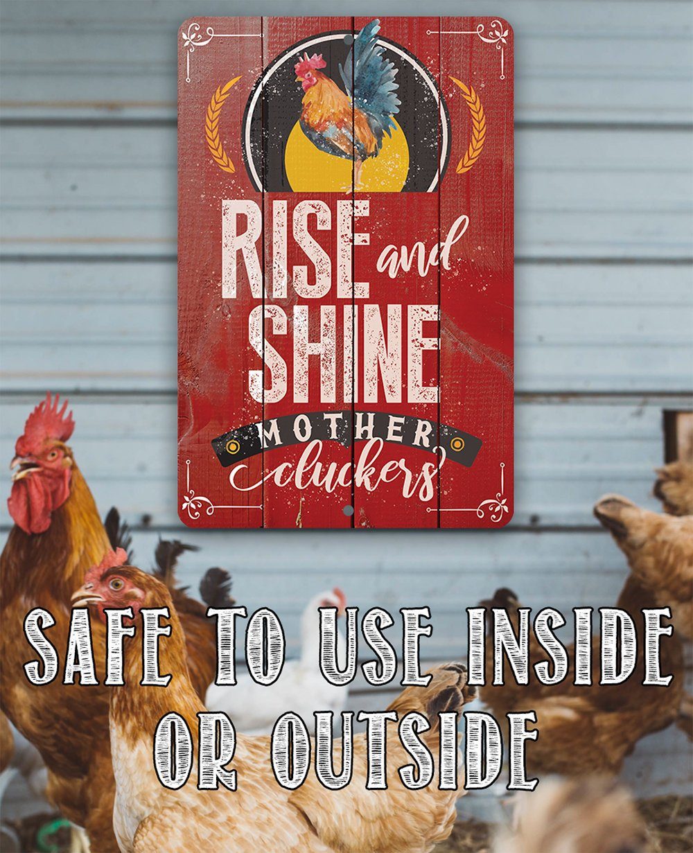 Rise and Shine - Metal Sign | Lone Star Art.