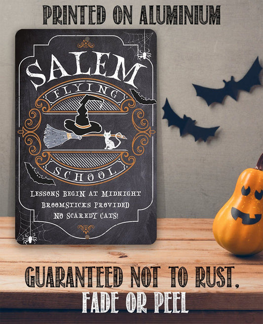 Salem Flying School - Metal Sign | Lone Star Art.