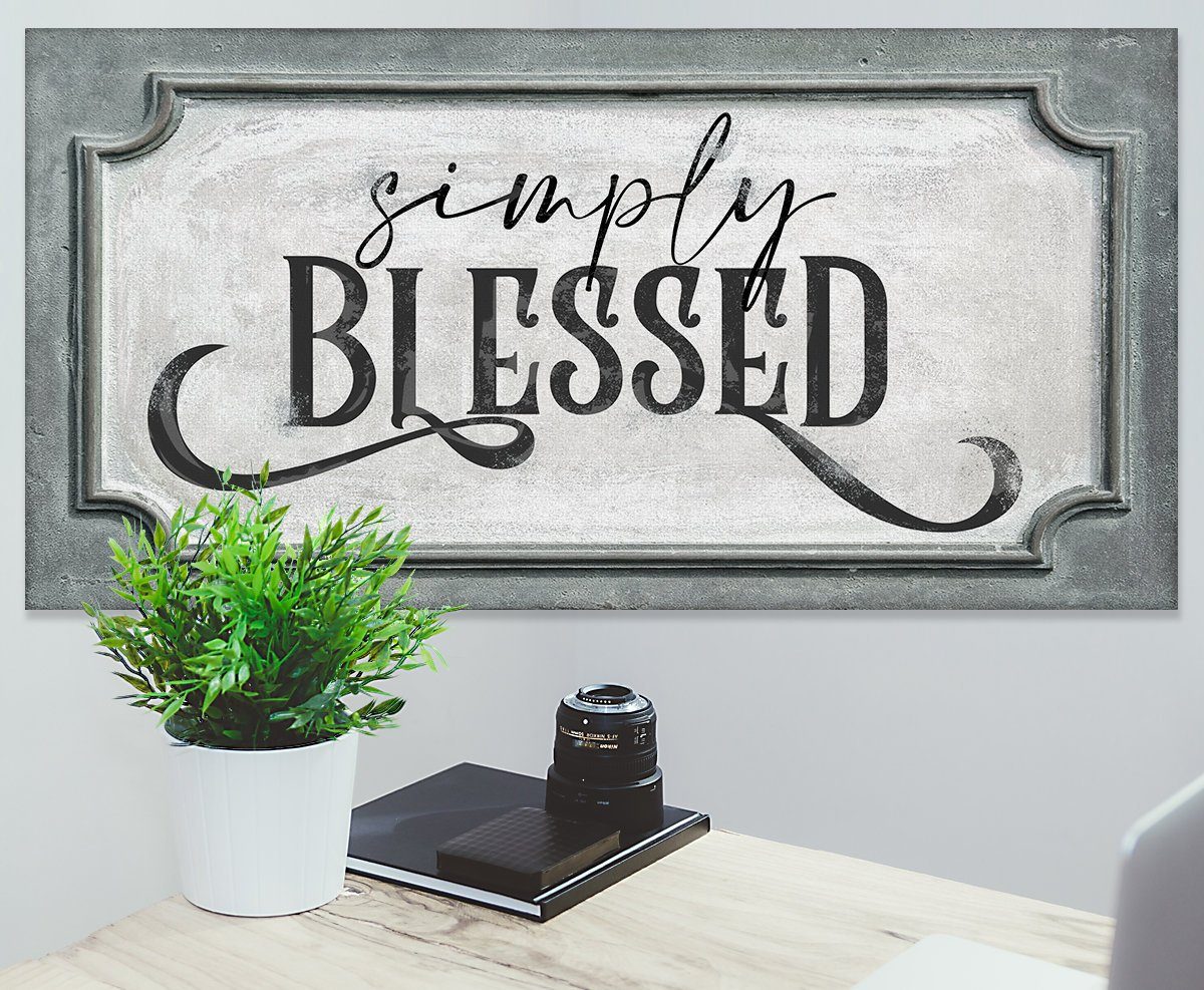 Simply Blessed - Canvas | Lone Star Art.