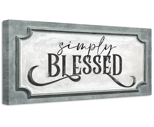 Simply Blessed - Canvas | Lone Star Art.