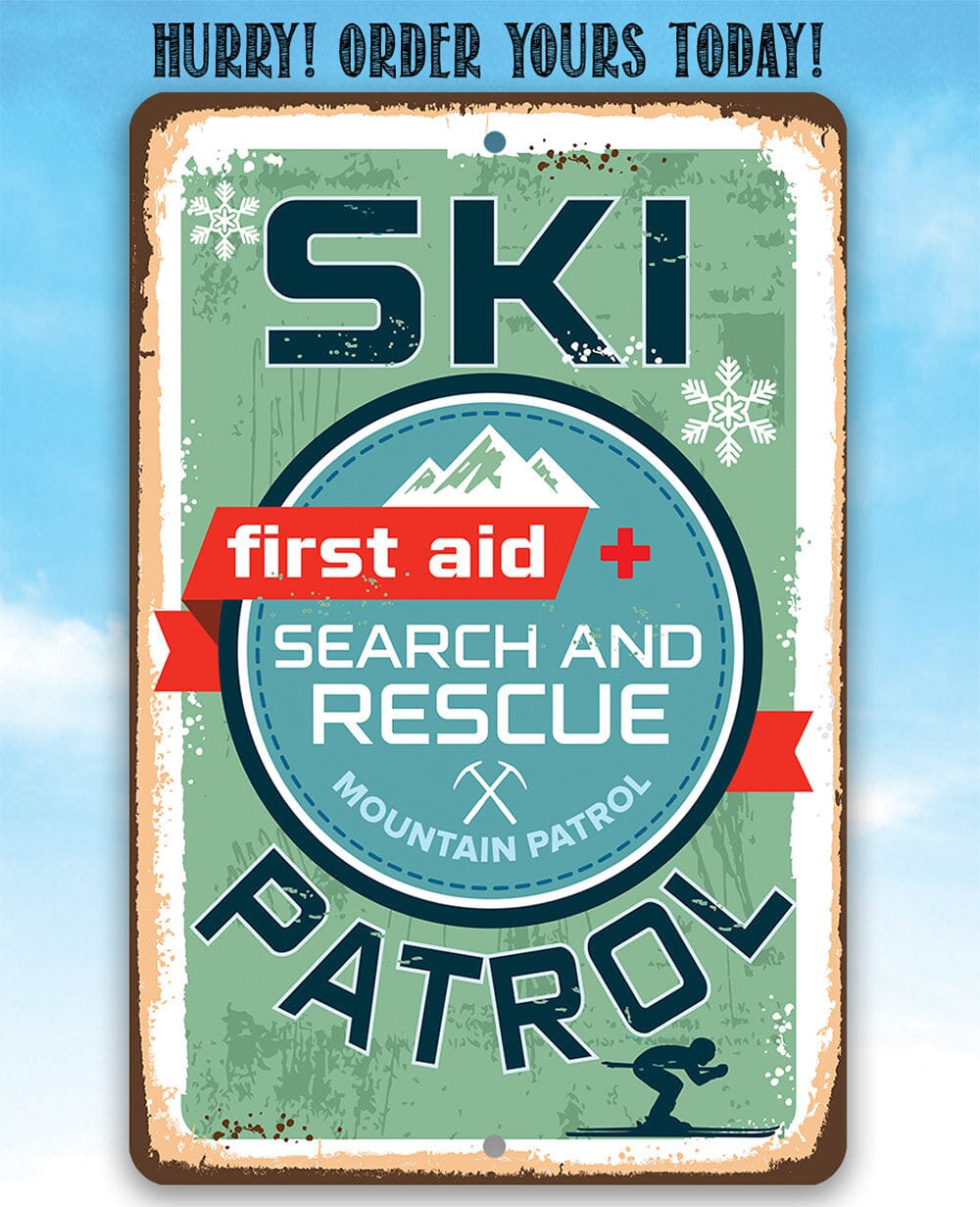 Ski Patrol First Aid Search and Rescue - Rustic Style Emergency ...