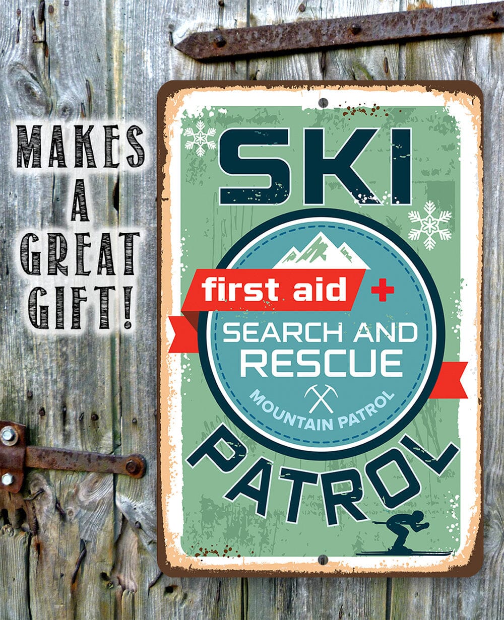 Ski Patrol First Aid Search and Rescue - Rustic Style Emergency ...
