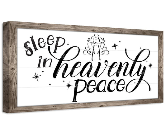 Sleep in Heavenly Peace - Canvas | Lone Star Art.