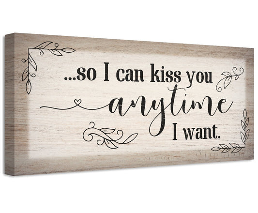 So I Can Kiss You - Canvas | Lone Star Art.