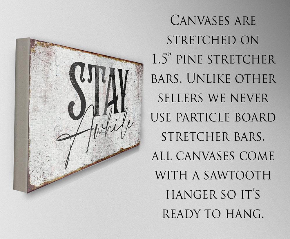 Stay Awhile - Canvas | Lone Star Art.