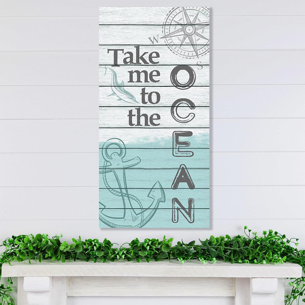 Take Me To The Ocean - Canvas | Lone Star Art.