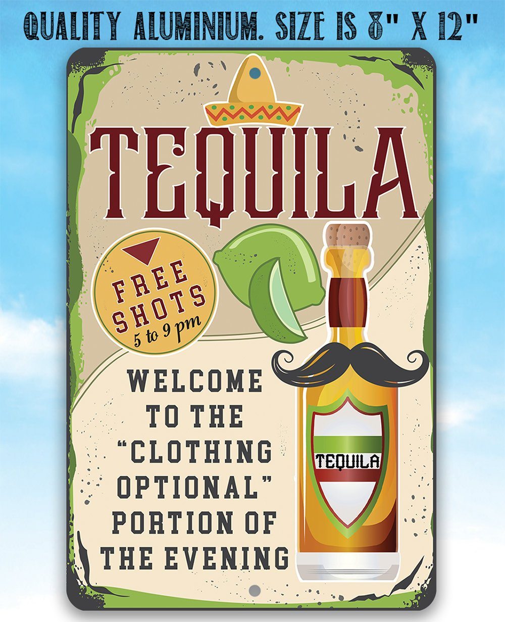 Tequila - Metal Sign | Lone Star Art.