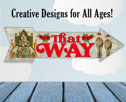 That Way - Directional Arrow - Metal Sign Metal Sign Lone Star Art