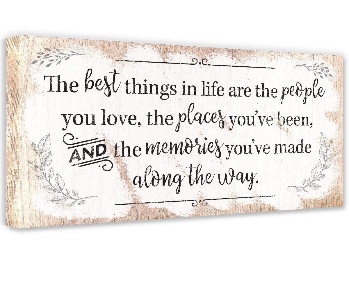 The Best Things In Life - Canvas | Lone Star Art.