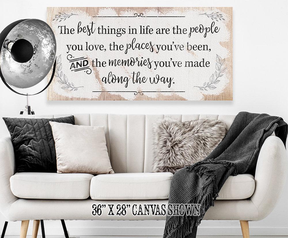 The Best Things In Life - Canvas | Lone Star Art.