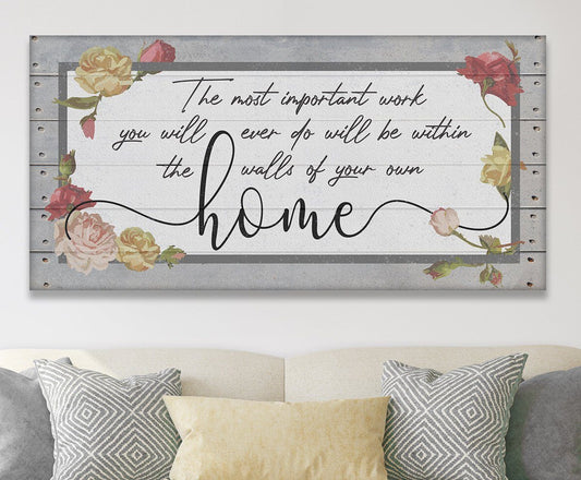The Most Important Work - Canvas | Lone Star Art.