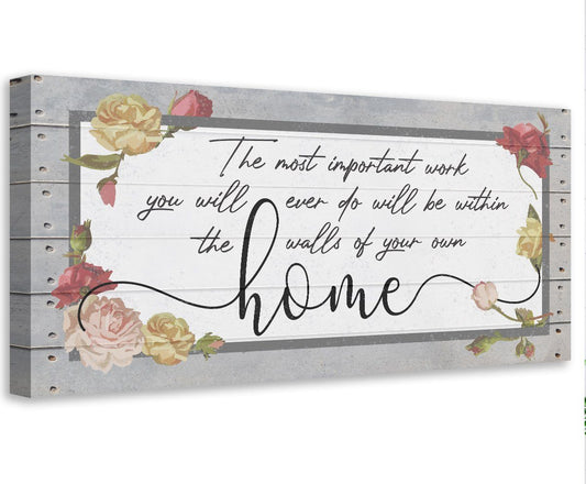 The Most Important Work - Canvas | Lone Star Art.