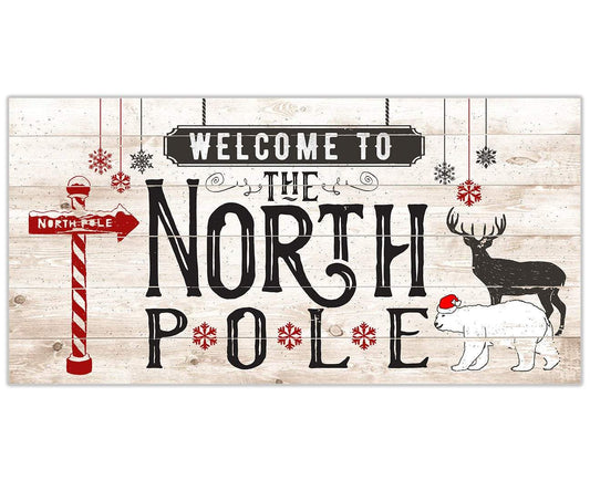 The North Pole - Canvas | Lone Star Art.