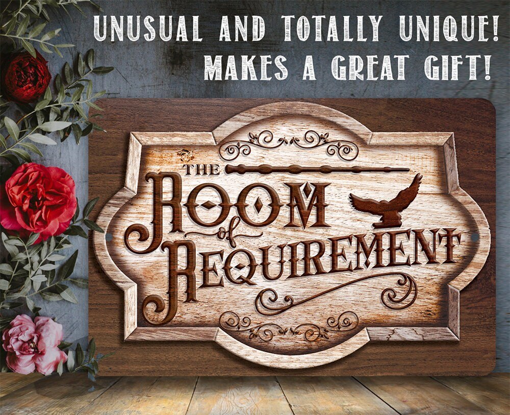 The Room Requirement - 8" x 12" or 12" x 18" Aluminum Tin Awesome Metal Poster Lone Star Art 