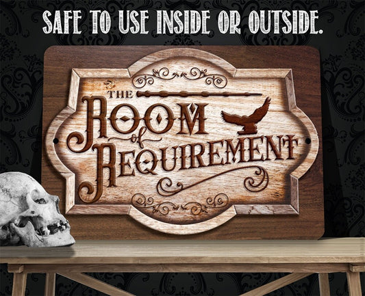 The Room Requirement - 8" x 12" or 12" x 18" Aluminum Tin Awesome Metal Poster Lone Star Art