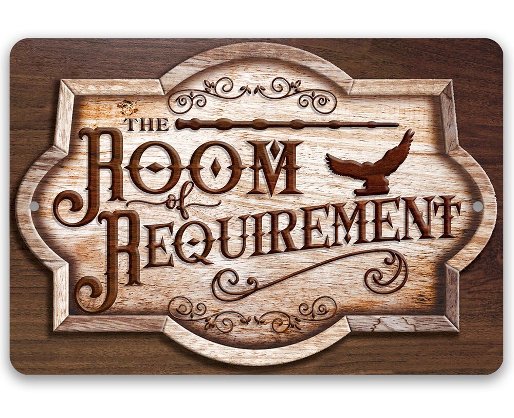 The Room Requirement - 8" x 12" or 12" x 18" Aluminum Tin Awesome Metal Poster Lone Star Art 