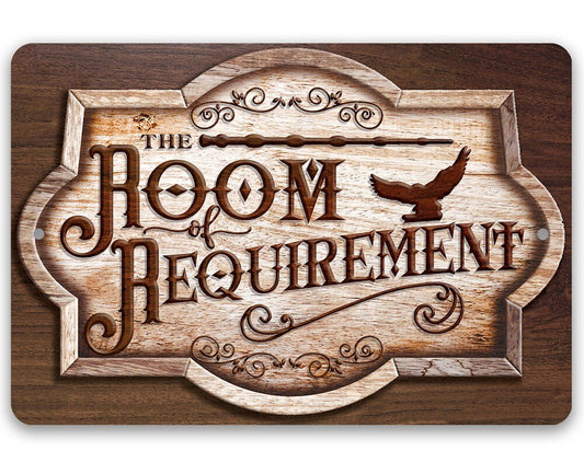 The Room Requirement - 8" x 12" or 12" x 18" Aluminum Tin Awesome Metal Poster Lone Star Art