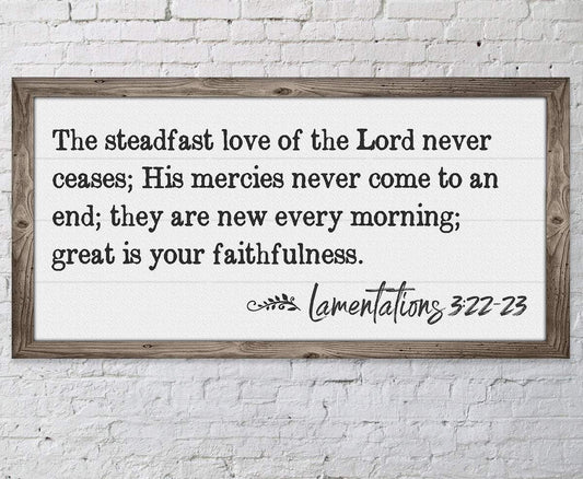 The Steadfast Love - Canvas | Lone Star Art.