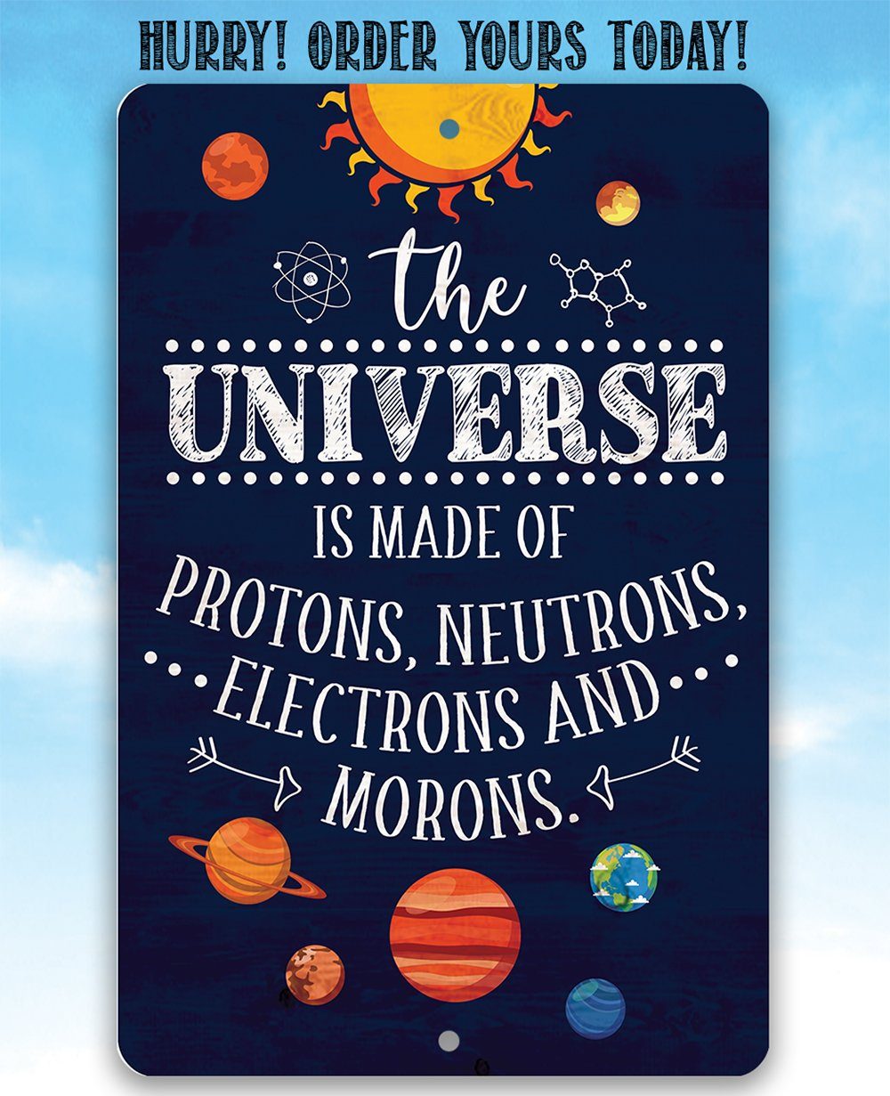 The Universe - Metal Sign | Lone Star Art.