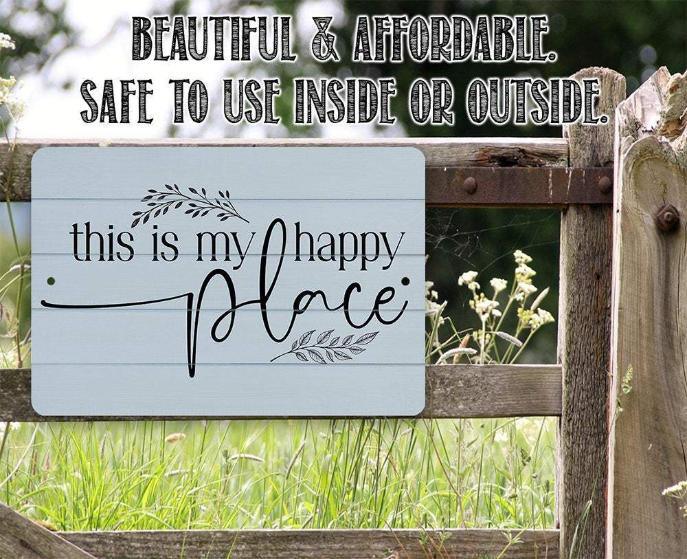 My Happy Place - Metal Sign | Lone Star Art.