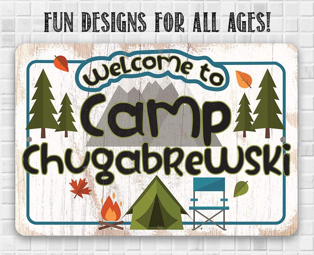 Camp Chugabrewski - Metal Sign | Lone Star Art.