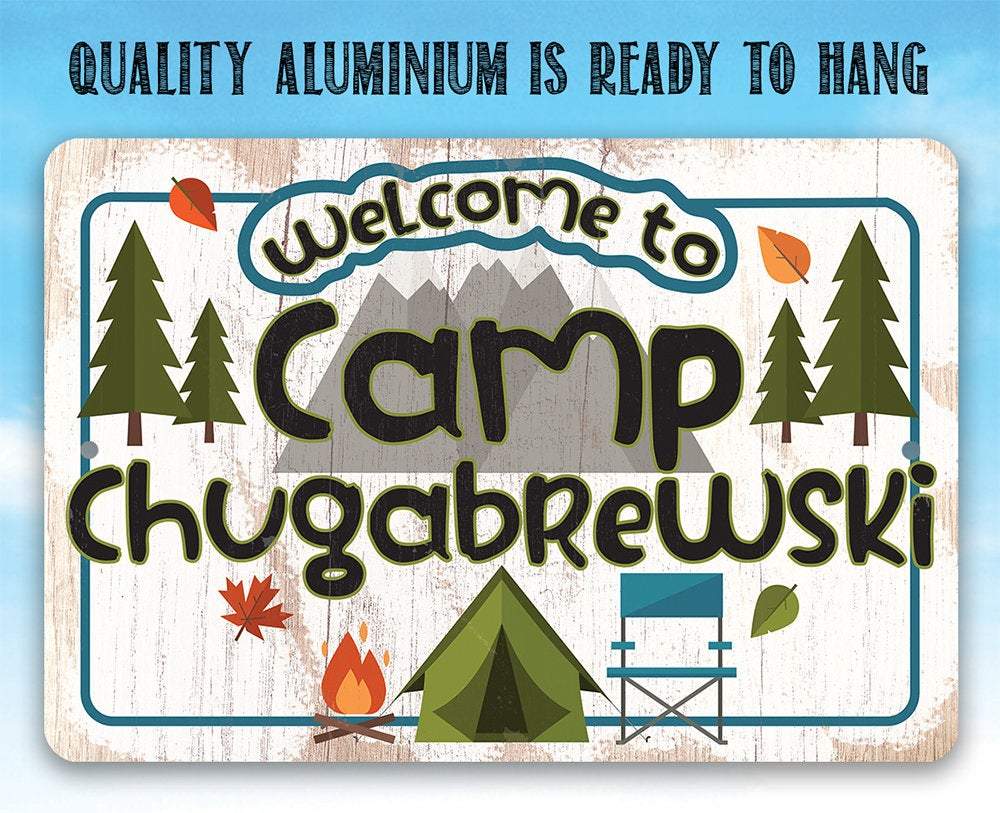 Camp Chugabrewski - Metal Sign | Lone Star Art.
