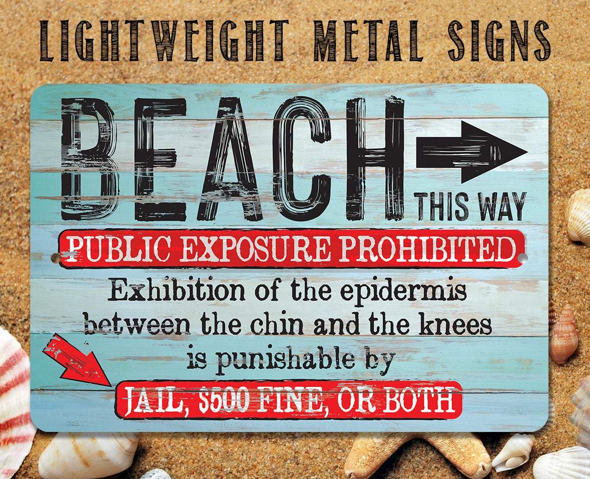 Beach Access - Metal Sign | Lone Star Art.