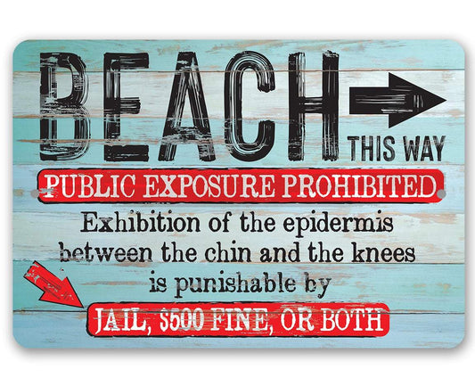 Beach Access - Metal Sign | Lone Star Art.