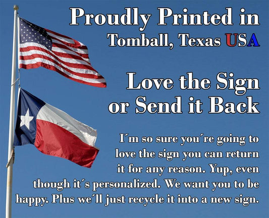 Beware I Have A Two Foot Long - Metal Sign | Lone Star Art.
