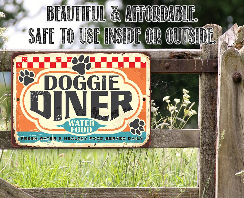 Doggie Diner - Metal Sign | Lone Star Art.