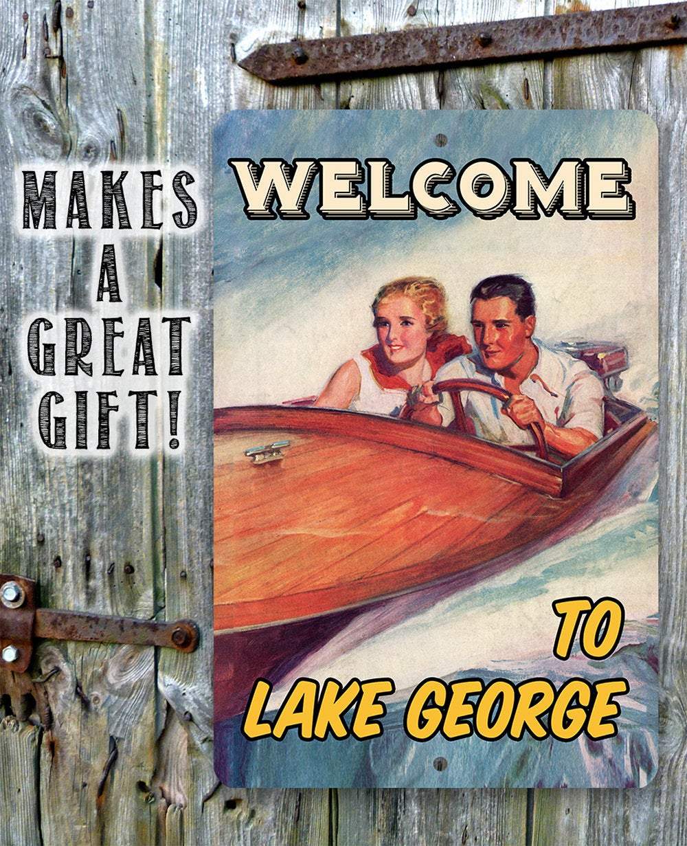 Personalized Pontoon Boat Metal Sign Art