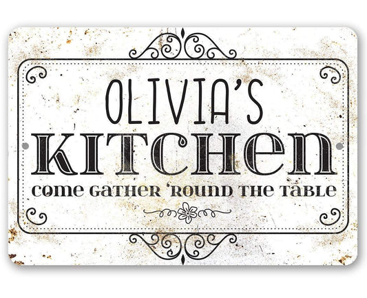 Personalized - Kitchen - Metal Sign | Lone Star Art.