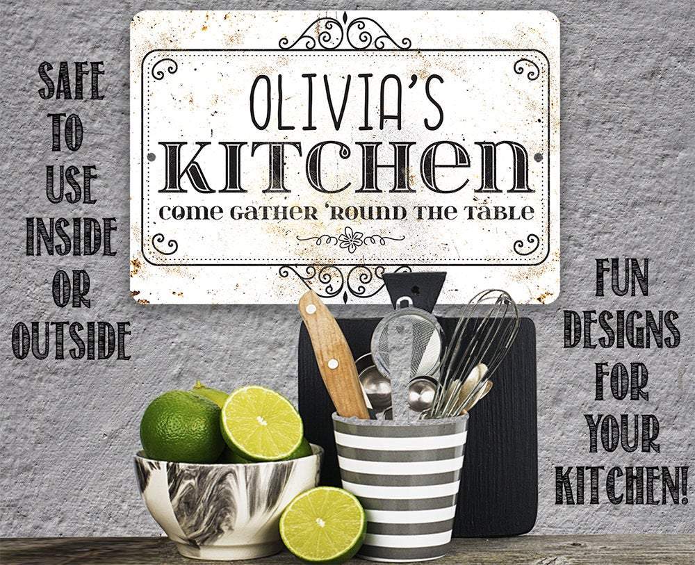Personalized - Kitchen - Metal Sign | Lone Star Art.