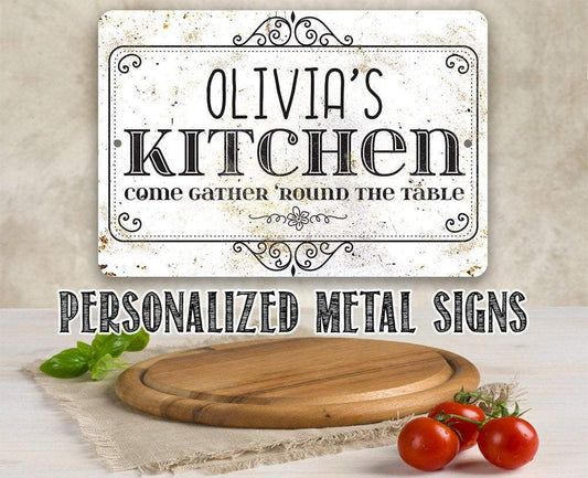 Personalized - Kitchen - Metal Sign | Lone Star Art.