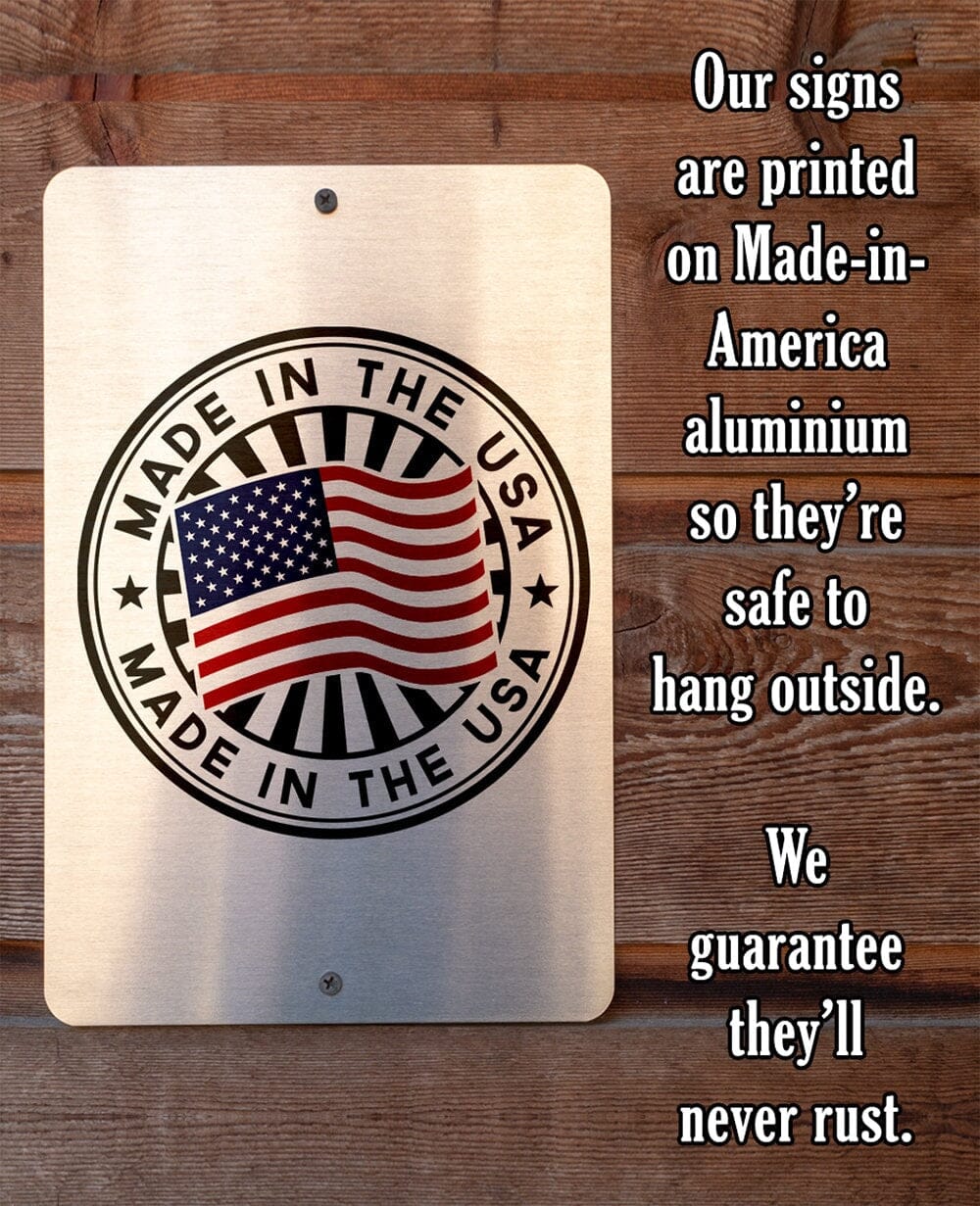 Tin - Rules of the Ocean - Durable Metal Sign - 8" x 12" or 12" x 18" Aluminum Tin Awesome Metal Poster Lone Star Art 