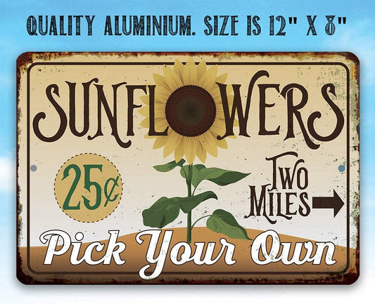 Sunflowers - Metal Sign | Lone Star Art.