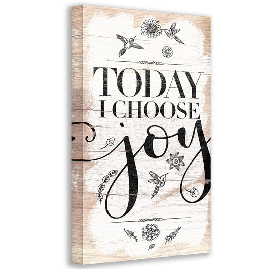 Today I Choose Joy - Canvas | Lone Star Art.
