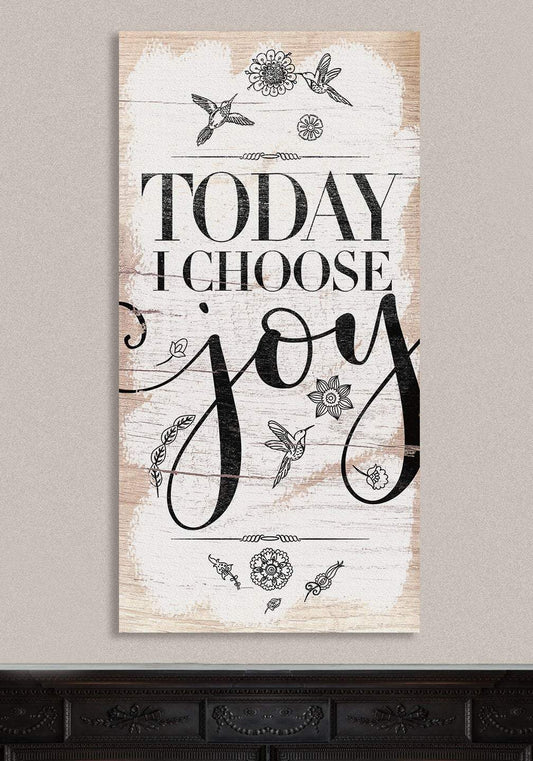 Today I Choose Joy - Canvas | Lone Star Art.