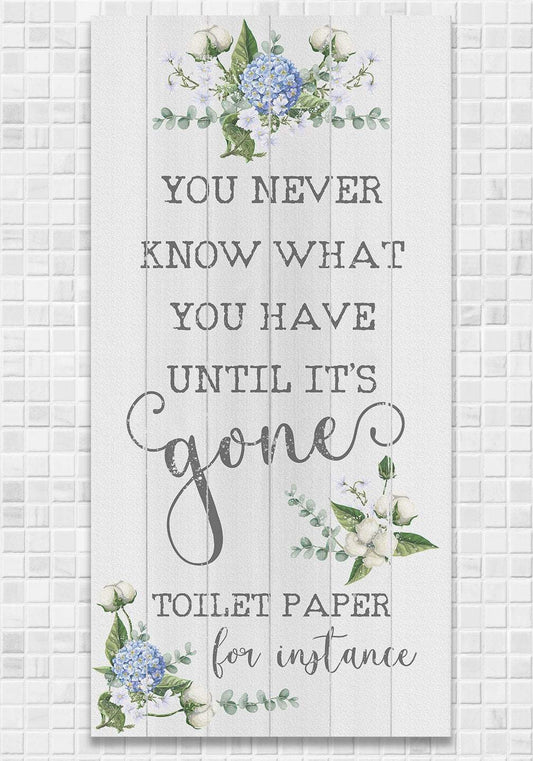 Toilet Paper - Canvas | Lone Star Art.