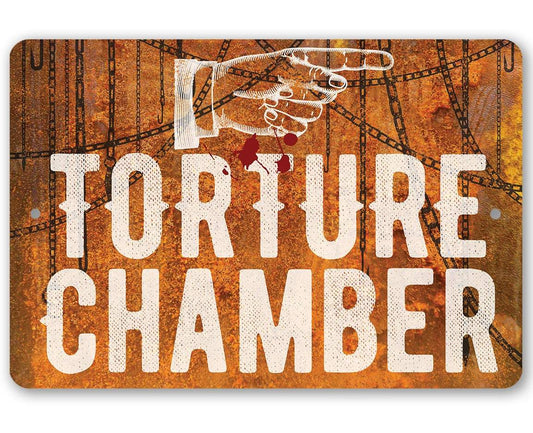 Torture Chamber - Metal Sign | Lone Star Art.