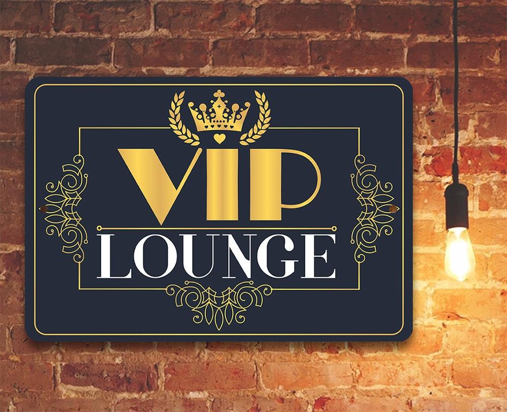 VIP Lounge - Metal Sign | Lone Star Art.