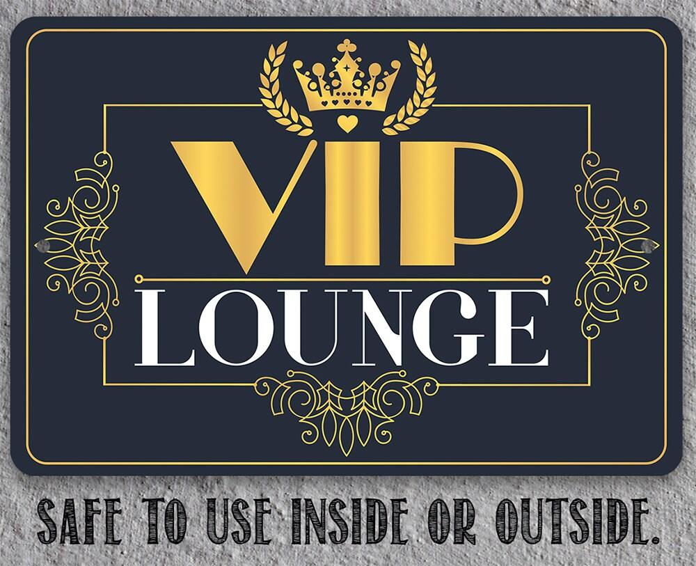 VIP Lounge - Metal Sign | Lone Star Art.