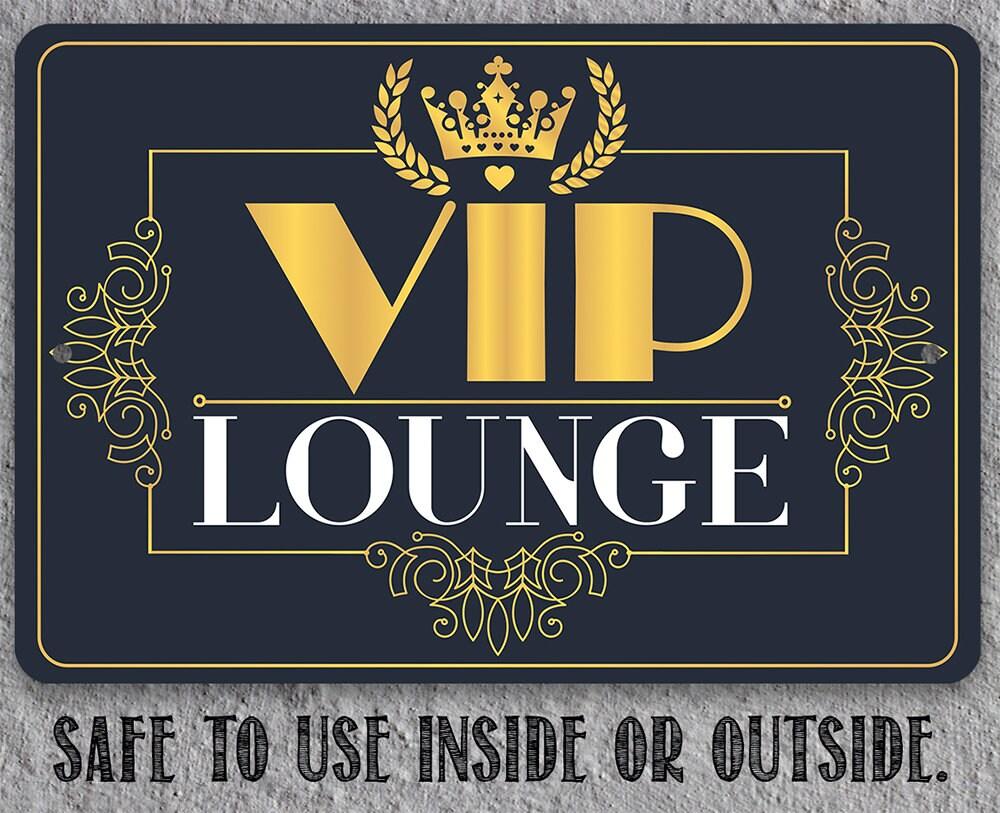 Vip Exit Sign VIP Lounge - Metal Sign | Lone Star Art.