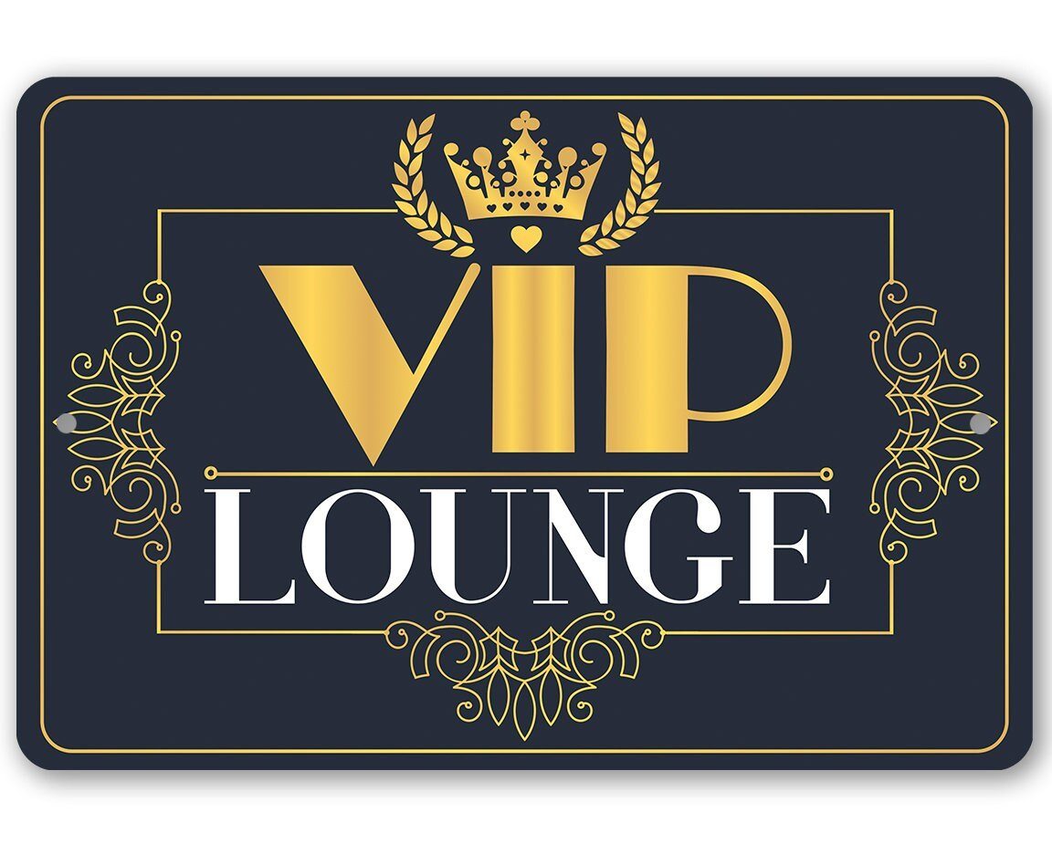 VIP Lounge - Metal Sign | Lone Star Art.