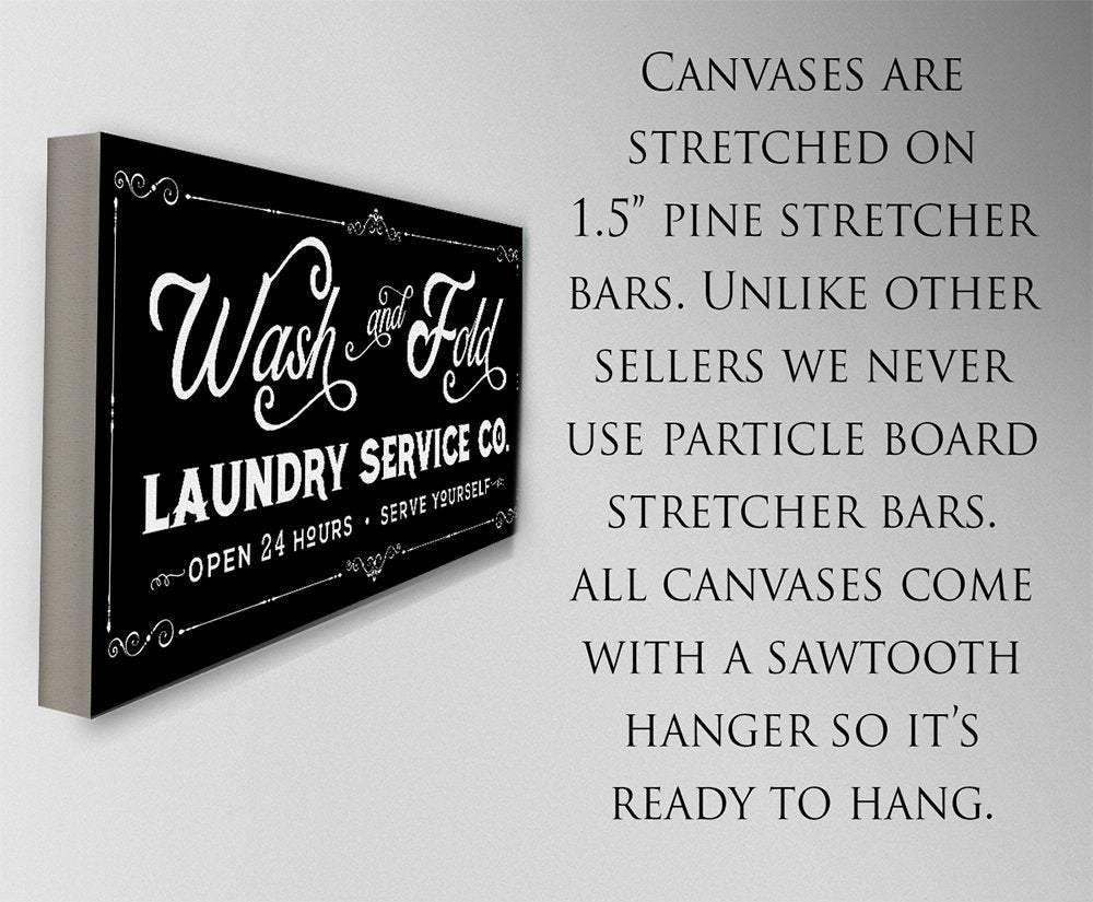 Wash and Fold Laundry - Canvas | Lone Star Art.