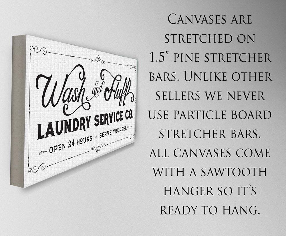 Wash & Fluff Laundry - Canvas | Lone Star Art.