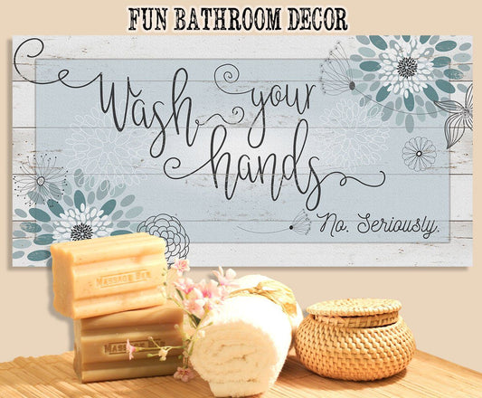 Wash Your Hands - Canvas | Lone Star Art.